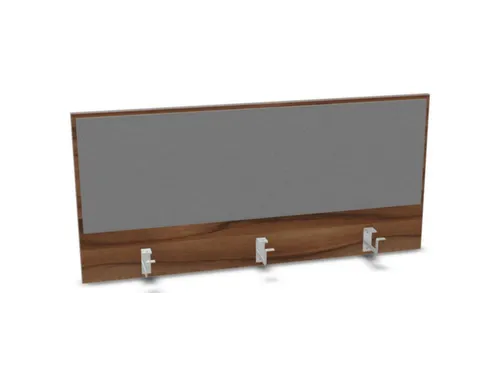opzetpaneel bureau aanbouw achter NP-tiepolo nut BN8078-grijs 1200mm
