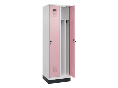 locker voor scheiding van kleding,HxBxD 1950x600x500mm,2vak