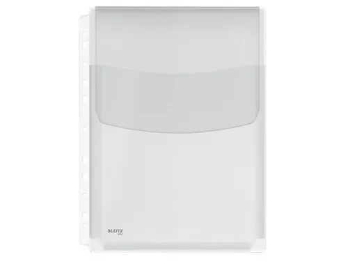 Showtas Leitz 4757 A4 11-gaats PVC 0.17mm glad met klep