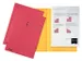 Inlegmap A4 Esselte Karton Rood