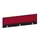 baliepaneel,v. bureau,aanbouw achter,B 1600mm,CC-zwart,BN4011-rood