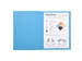 Dossiermap SUPER 250 24x32cm Fel blauw 100 Stuks