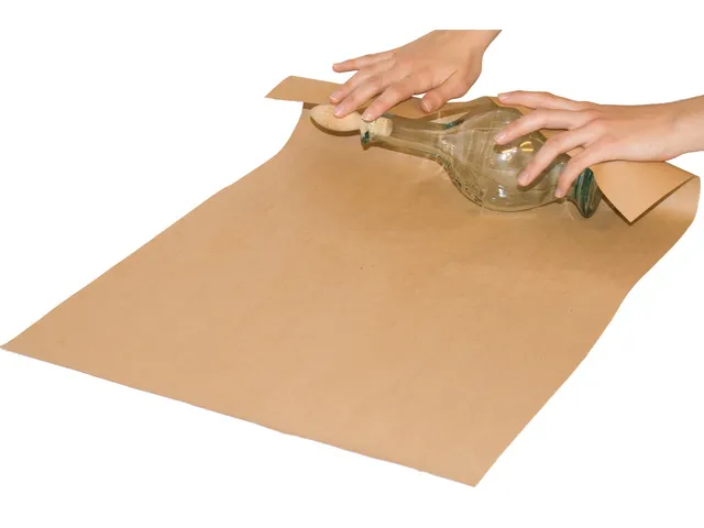 Inpakpapier kraft Raadhuis 50cm x 250m bruin 70 grams papier