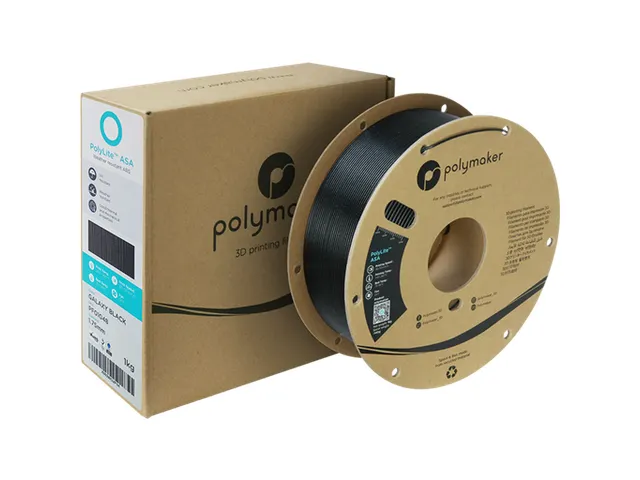 ASA 1,75mm zwart 1kg PolyLite 3D Filament
