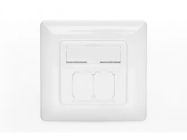 Lege doos voor Keystone modules 80x80 frame 50x50 centrale plaat