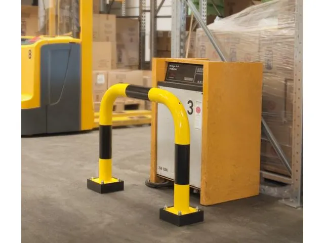 aanrijdbeschermingsbeugel,v. binnen,HxB 1240x750mm,geeft mee,staal