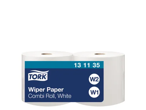 Poetspapier Tork W2 Advanced 1-laags 1150 vel wit 131135