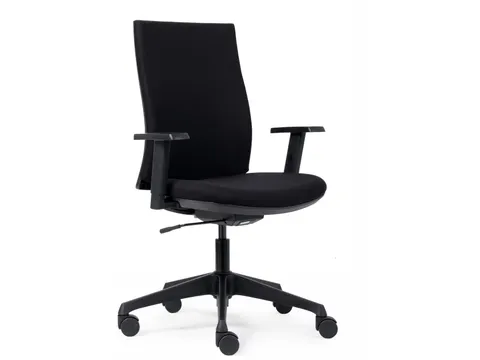 bureaustoel Canillo, stoffen rug