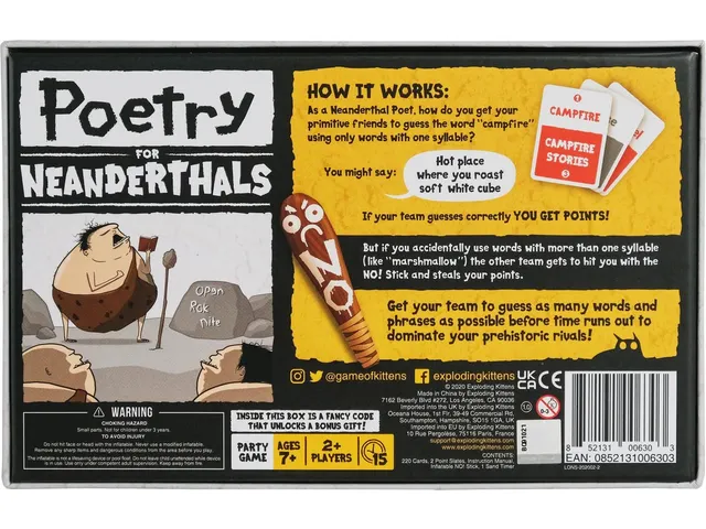 Spel Poetry for Neanderthals