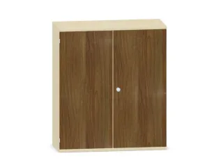 kantoorkast,HxBxD 1150x1000x430mm,decor romp esdoorn,decor front noten - 1