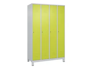 locker voor scheiding van kleding,HxBxD 1950x1200x500mm,4vak - 1