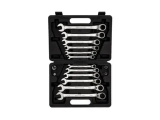 GEDORE R07203016 Combinatie ratel steeksleutelset SW8-19mm 16stuks - 1