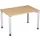 Bureau 4-Poot Hxbxd 680-800X1200X800Mm Ronde Buis Beuken