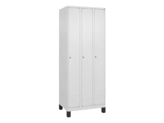 locker,HxBxD 1950x750x500mm,3vak,vak B 250mm,cil.-slot,voeten - 1