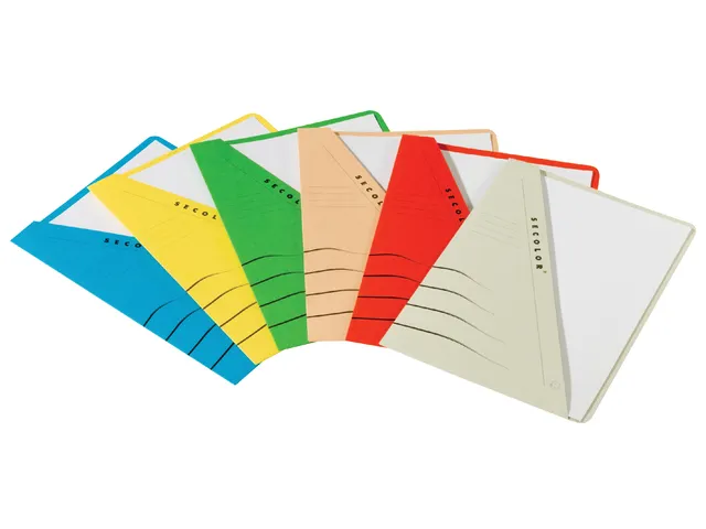 Insteekmap Djois Secolor A4 recycled 250gr chamois