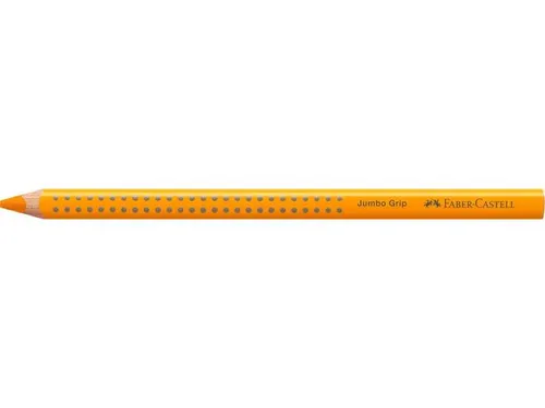 Kleurpotlood Faber-Castelll Jumbo GRIP 09 donkergeel chroom