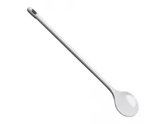 Lepel rond kunststof wit 60cm