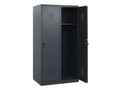 schoollocker,HxBxD 1530x800x500mm,2vak,vak B 400mm,draaigrendel
