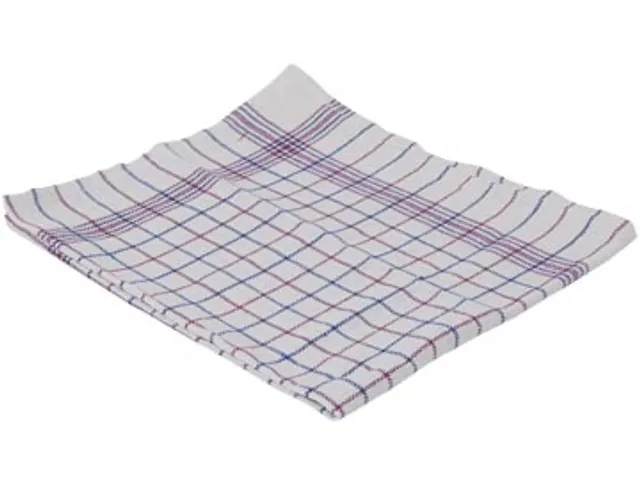 Handdoek Katoen Geruit 65x65cm Pak 6 Stuks