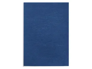 Voorblad Fellowes A4 lederlook royal blauw 100stuks - 2
