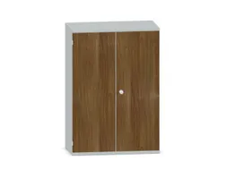 Kantoorkast 1150x800x430mm Decor Romp Lichtgrijs Decor Front Noten