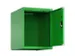 opzetkast,v. locker,1vak.,vak B 400mm,HxBxD 500x400x500mm,cilinderslot