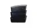 Lot de 3 porte-documents magnétiques muraux Alba MESHFILE, noir