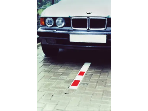 Verdwijnende Afzetpaal H 1000Mm Vierkant 70X70Mm Kantelbaar Vloerbak