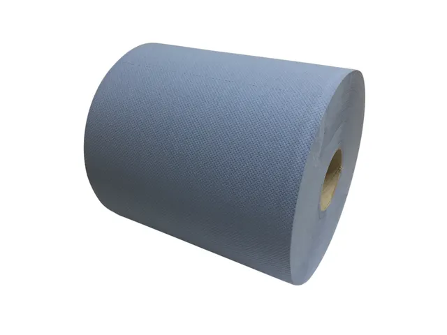 Industriepapier 50107 Euro perforatie CEL Blauw 2-Laags 2rollen