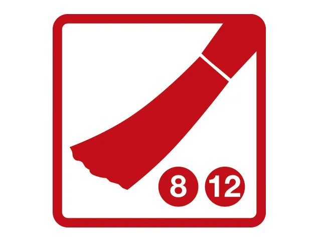 Penselenset Eberhard Faber synthetisch maat 4-6-8-12