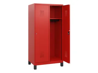 schoollocker,HxBxD 1630x800x500mm,2vak,vak B 400mm,cil.-slot,voeten - 1