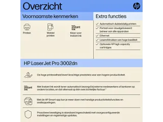 Printer laser HP LaserJet 3002dn - 6
