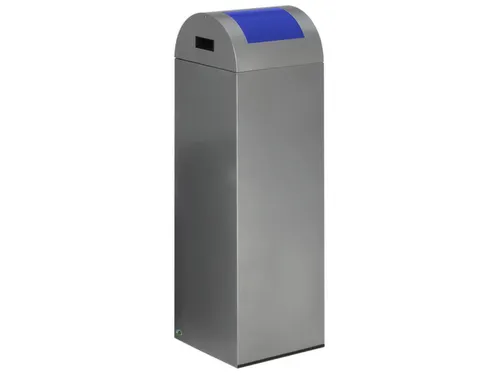 Afvalverzamelaar Zelfblussend 89 Liter 1045X320X320Mm Klemring Blauw