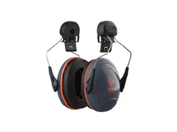 JSP Sonis Compact 2 gehoorkap voor helm, SNR 31 dB, zwart/oranje