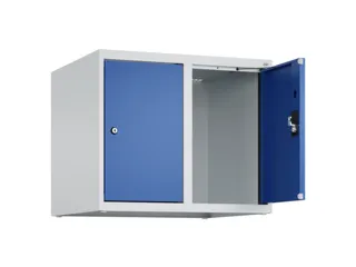 opzetkast,v. locker,2vak.,vak B 300mm,HxBxD 500x600x500mm,cilinderslot - 1