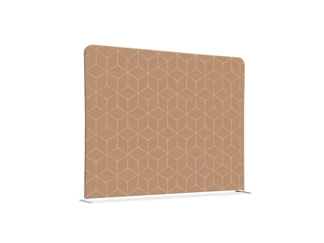 Scheidingswand Textiel 150x150cm Hexagon Beige