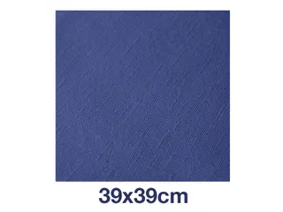 Linstyle Dinnerservet 478856 39x39cm 1-laags 1/4 vouw midnight blue - 3