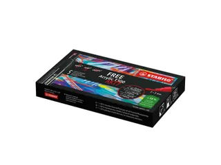 Acrylmarker STABILO Free Acrylic T300 bladgroen 2-3mm - 4