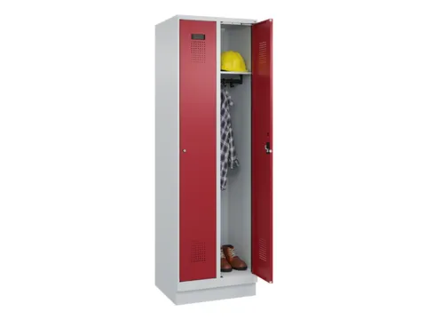 locker,HxBxD 1950x600x500mm,2vak,vak B 300mm,cil.-slot,sokkel