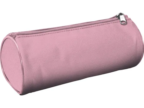 Pennenetui Kangaro rond 20x8.5cm pastel roze