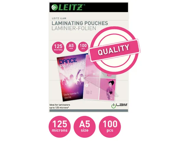 Lamineerhoes Leitz iLAM A5 2x125micron EVA 100stuks