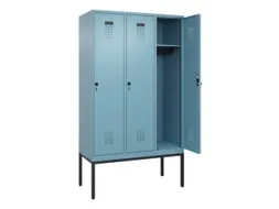 locker,HxBxD 2120x1200x500mm,3vak,vak B 400mm,draaigrendel