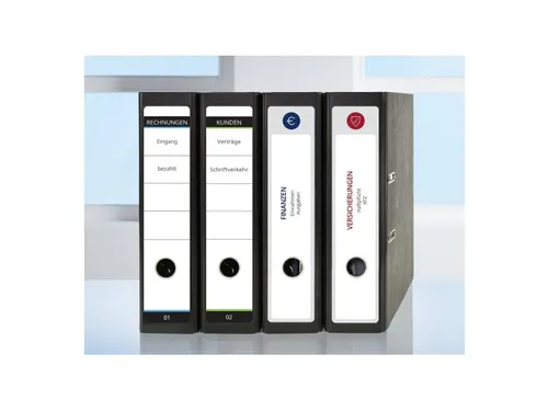 Rugetiket Avery Zweckform Breed/lang 297x61mm Wit L4759 90 stuks