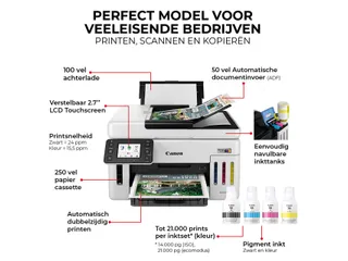 Multifunctional inktjet printer Canon MAXIFY GX6150 - 10