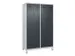 locker voor scheiding van kleding,HxBxD 1950x1200x500mm,4vak