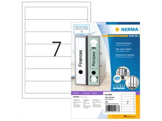 Herma 4283 Rugetiket 192x38 mm Wit permanent klevend 700 stuks - 1