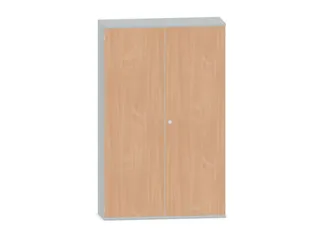 Kantoorkast 1920x1200x430mm Romp Lichtgrijs Decor Front Beuken - 1