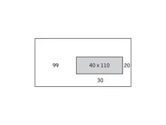 Envelop C5/6 114x229mm Venster Rechts Strip Naturel wit houtvrij ECF
