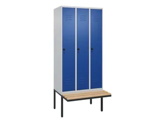 locker voor scheiding van kleding,HxBxD 2120x900x815mm,3vak - 1