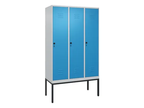 locker,HxBxD 2120x1200x500mm,3vak,vak B 400mm,draaigrendel